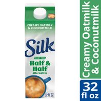 Silk Half & Half Alternative, Creamy Oat Milk and ...
️