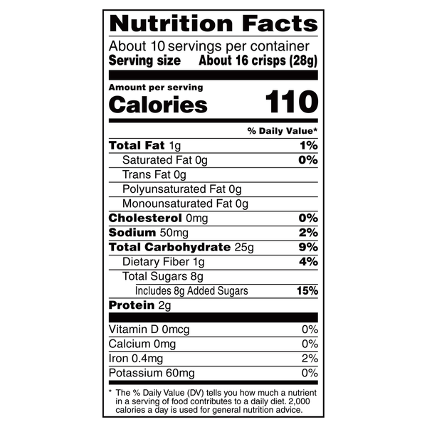 Quaker Apple Cinnamon Rice Crisps Family Size