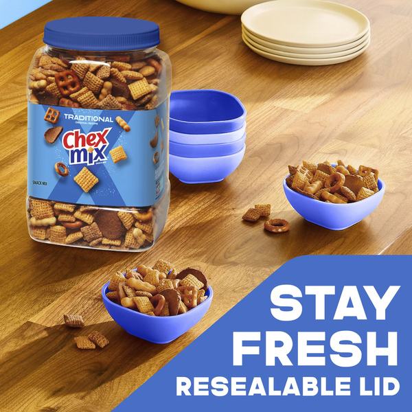 Chex Mix Traditional Original Recipe Tub Snack Mix