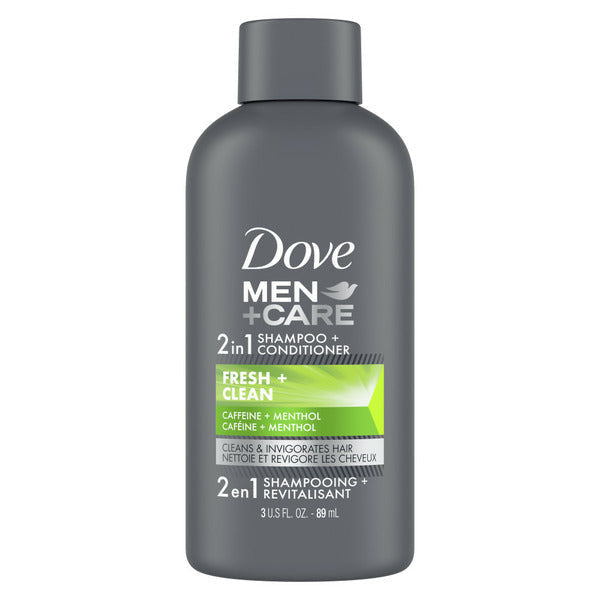 Dove Men+Care 2 In 1 Shampoo And Conditioner Fresh And Clean With Caffeine