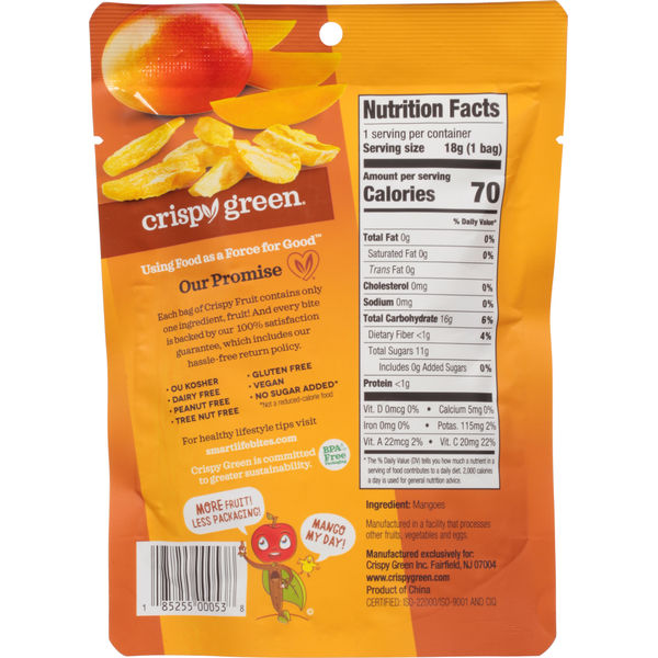 Crispy Green Crispy Fruit, All Mango