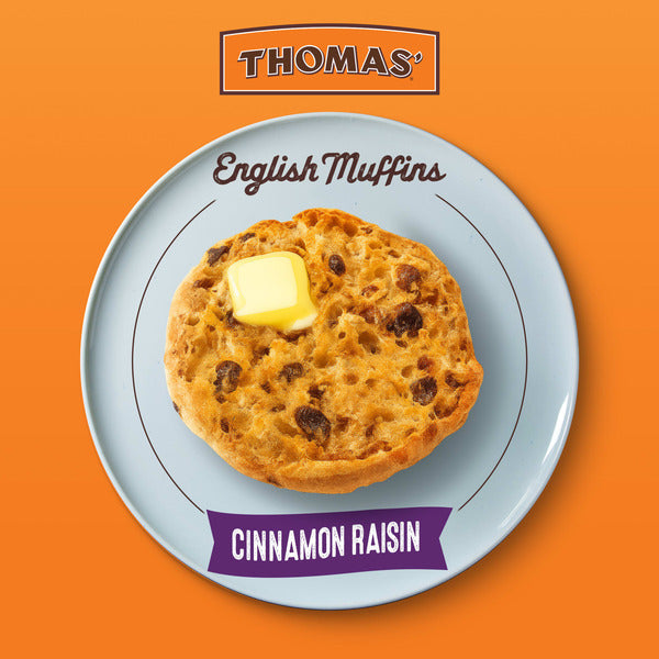 Thomas’ 6 ct, Cinnamon Raisin, English Muffin, English Muffins, 13 oz