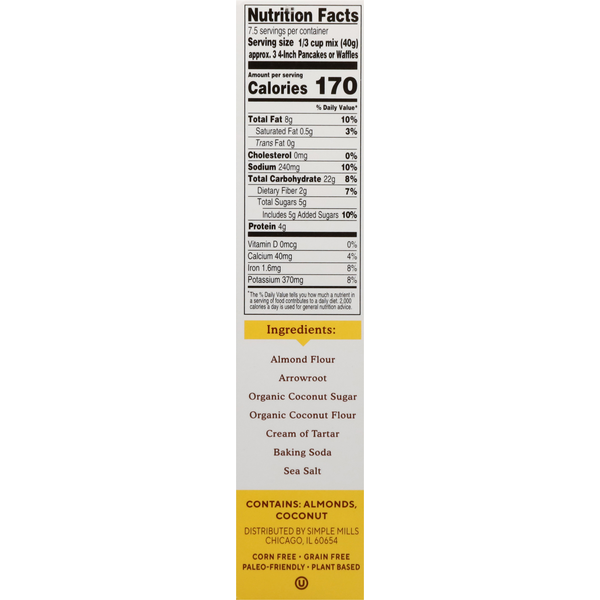 Simple Mills  Almond Flour Original Pancake & Waffle Mix