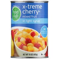 Food Club X-Treme Cherry Mixed Fruit In Light Syru...
️