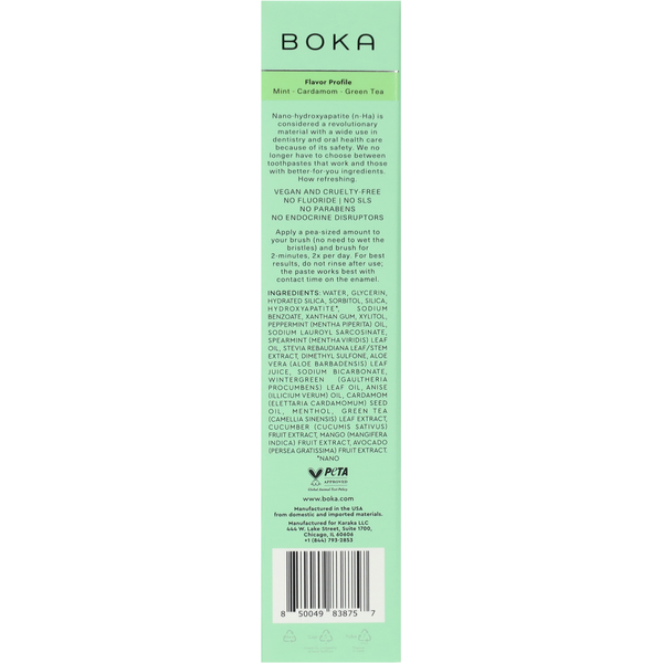 Boka Nano-Hydroxyapatite Ela Mint Toothpaste