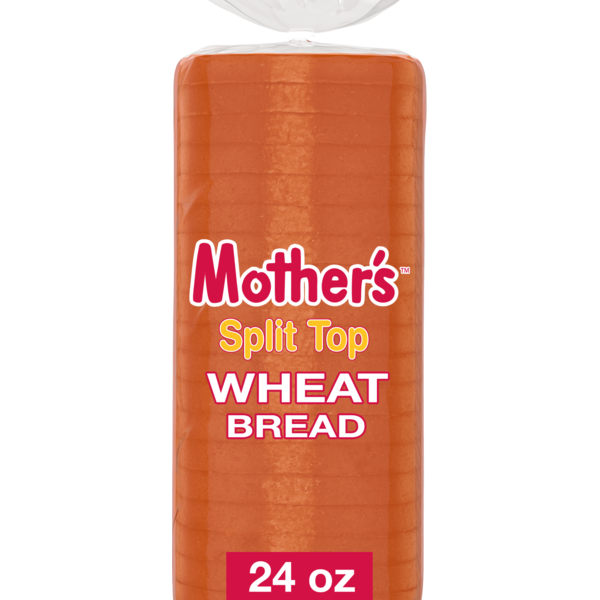 Mother's Split Top, Wheat, Bread, Wheat Bread, 24 oz