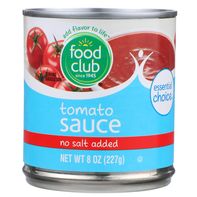 Food Club No Salt Added Tomato Sauce️