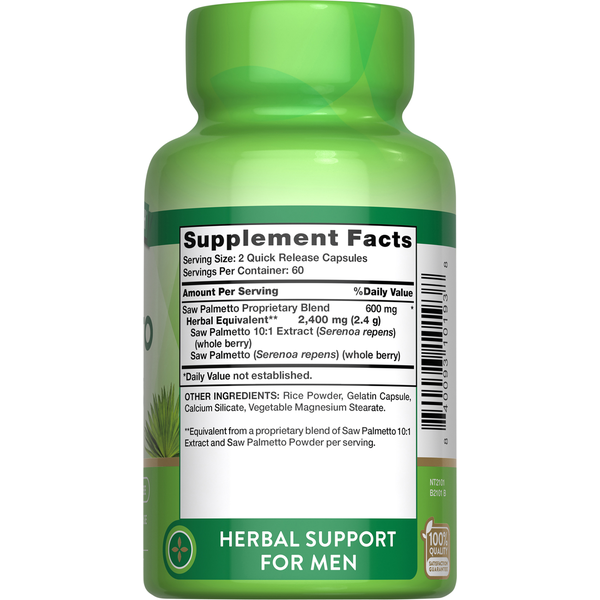 Nature's Truth Saw Palmetto Capsules