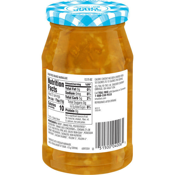 Smucker's Sugar Free Orange Marmalade