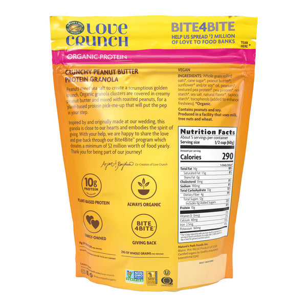 Love Crunch Peanut Butter Protein Granola