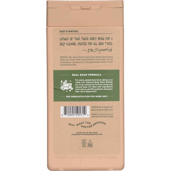 Dr. Squatch Men's Natural Pine Tar Body Wash