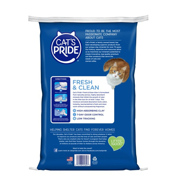 Cat's Pride Fresh & Clean Non-Clumping Clay Cat Litter