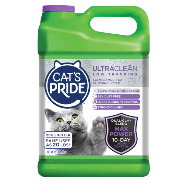 Cat's Pride Max Power UltraClean, Scented, Low Tracking Clumping Litter