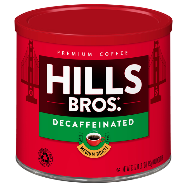 Hills Bros. Decaffeinated Ground Medium Roast Coffee