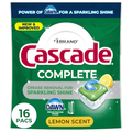 Cascade Complete Dishwasher Detergent Lemon
