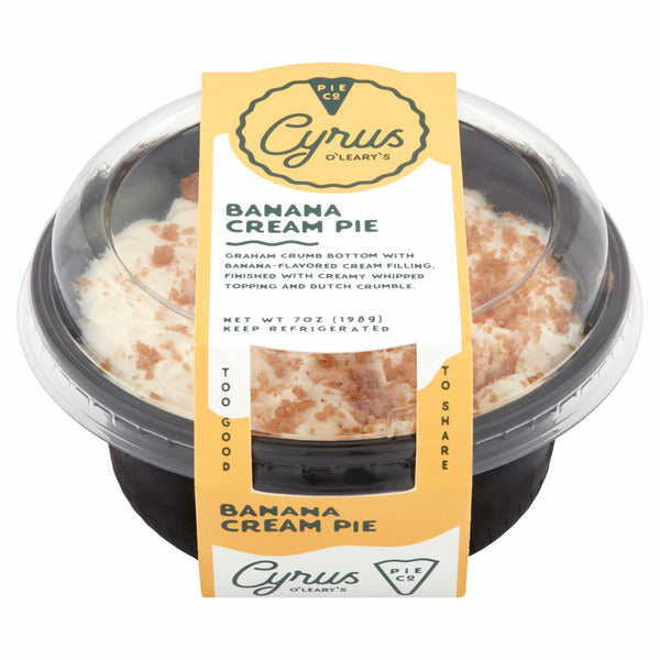 Cyrus O'leary's Pies Banana Cream Pie