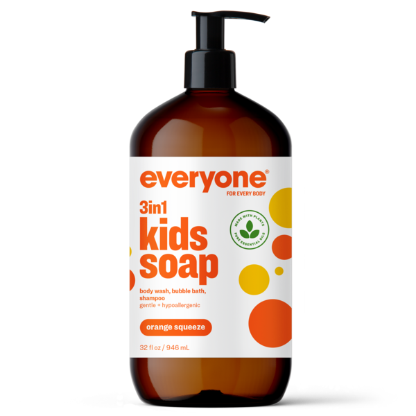 Everyone 3 in 1 Kid's Soap. Orange Squeeze