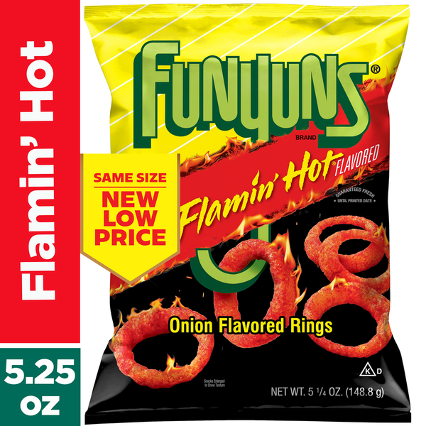 Funyuns Onion Flavor Rings Flamin' Hot