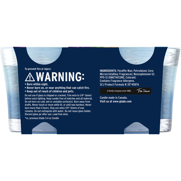 Glade 2 in 1 Moonlit Walk + Wandering Stream Candles