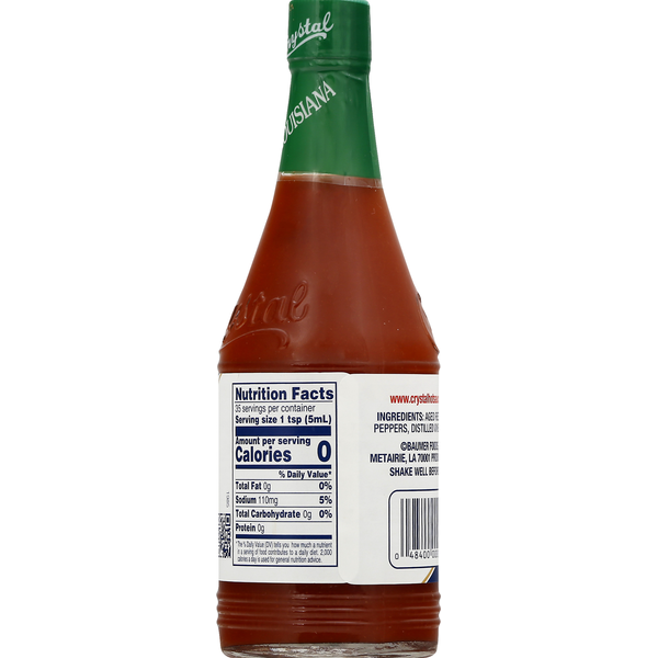 Crystal Hot Sauce, Louisiana's Pure