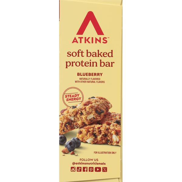 Atkins Soft Baked Blueberry Protein Bar