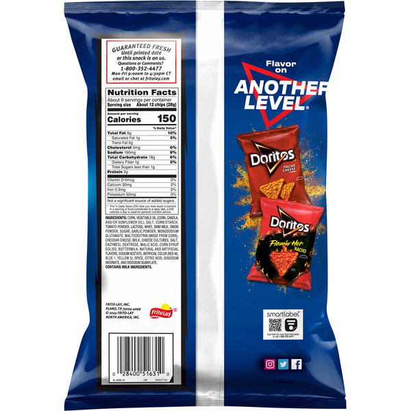 Doritos Flavored Tortilla Chips, Cool Ranch