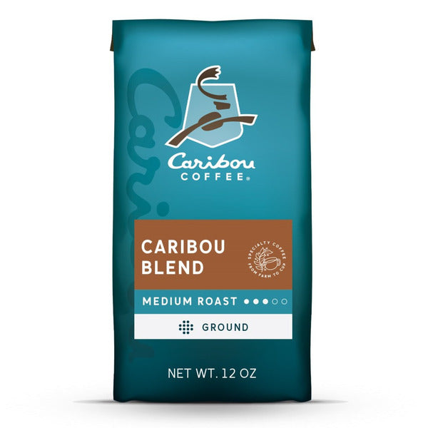 Caribou Coffee Caribou Blend, Medium Roast Ground Coffee, Bag
