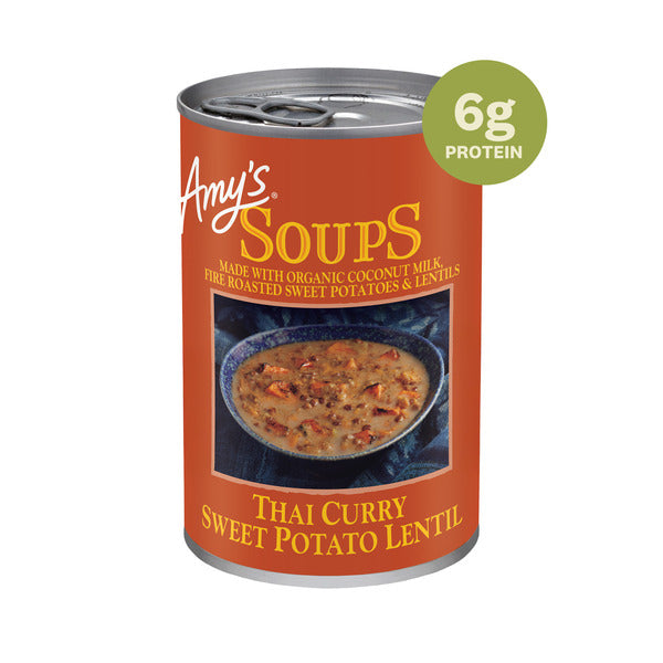 Amy's Kitchen Thai Curry Sweet Potato Lentil Soup