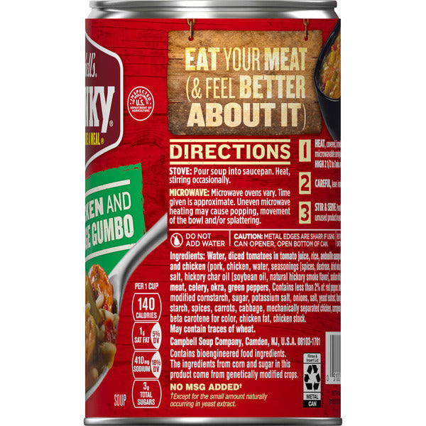 Campbell's Chicken and Sausage Gumbo Soup