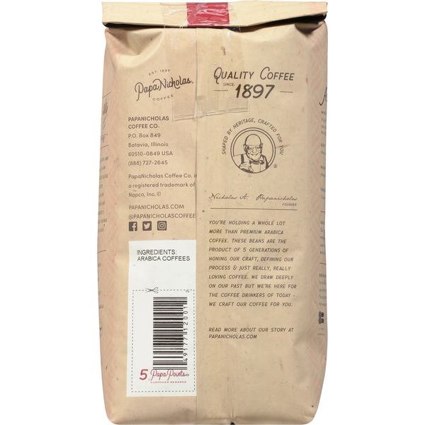 PapaNicholas Coffee Coffee, Whole Bean, Dark Roast, Italian Espresso