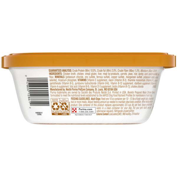 Purina Beneful High Protein Wet Dog Food With Gravy, Prepared Meals Chicken Stew