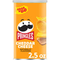 Pringles Cheddar Cheese Potato Crisps Chips, Lunch Snacks, Grab N' Go Snack Pack, 2.5 oz