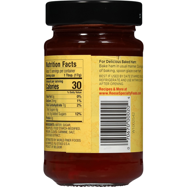 Reese's Sweet Aromatic Flavor Ham Glaze