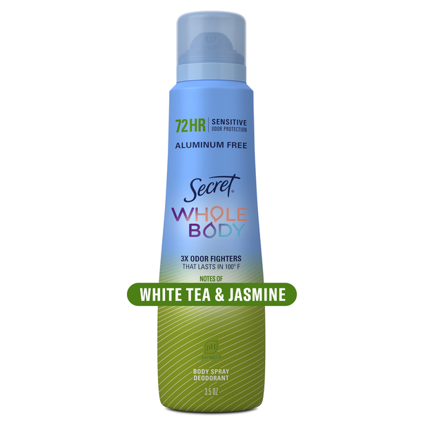 Secret Whole Body Deodorant Spray for Women