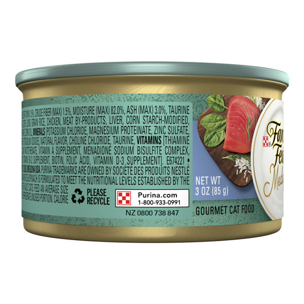 Purina Fancy Feast Wet Cat Food, Medleys Tuna Tuscany With Long Grain Rice & Greens in Savory Sauce