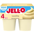 Jell-O Vanilla Sugar Free Refrigerated Pudding Cup Snacks
