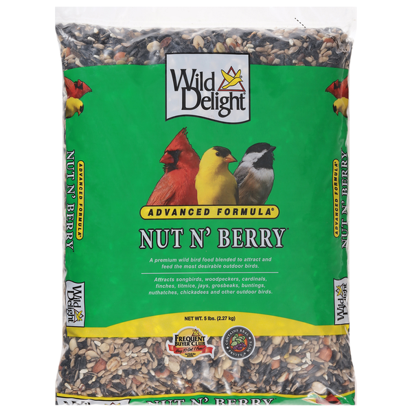 Wild Delight Wild Bird Food, Nut N' Berry, Advanced Formula