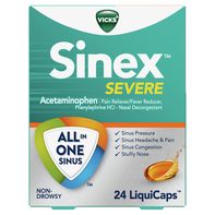 Vicks Sinex Severe LiquiCaps, All-in-One Sinus Rel...
️