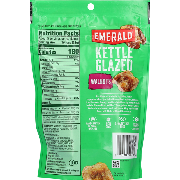 Emerald Kettle Glazed Walnuts