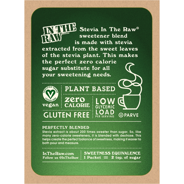 Stevia In The Raw Zero Calorie Sweetener Blend Bonus Pack
