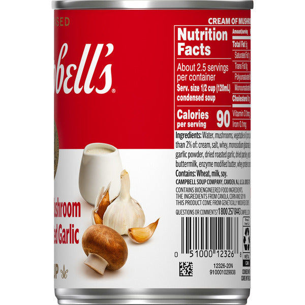 Campbell's Cream of Mushroom Soup With Roasted Garlic