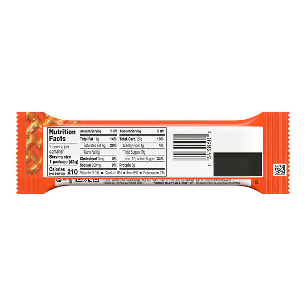 Reese's TAKE 5 Pretzel, Peanut and Chocolate Candy Bar, 1.5 oz