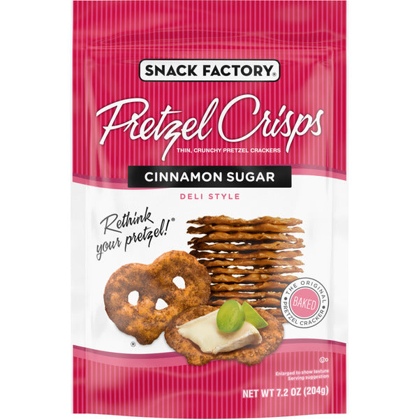Snack Factory  Cinnamon Sugar Pretzel Crisps