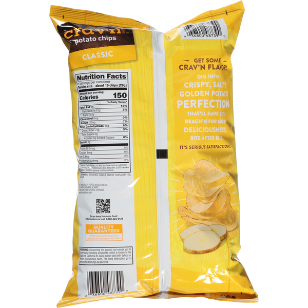 Crav'n Flavor Potato Chips, Classic