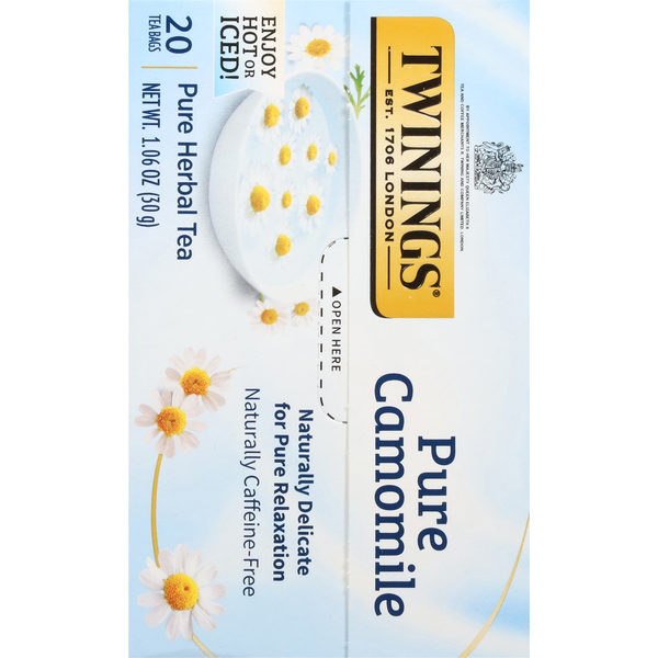 Twinings Herbal Tea, Pure Camomile, Bags