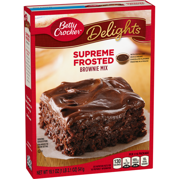 Betty Crocker Delights Supreme Frosted Brownie Mix