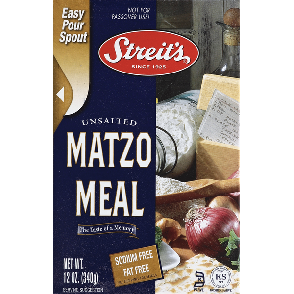 Streit's Matzo Meal, Unsalted