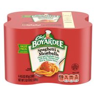 Chef Boyardee Spaghetti & Meatballs in Tomato Sauc...
️