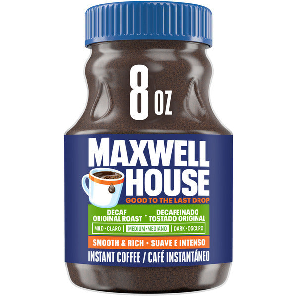 Maxwell House The Original Roast Decaffeinated Instant Coffee