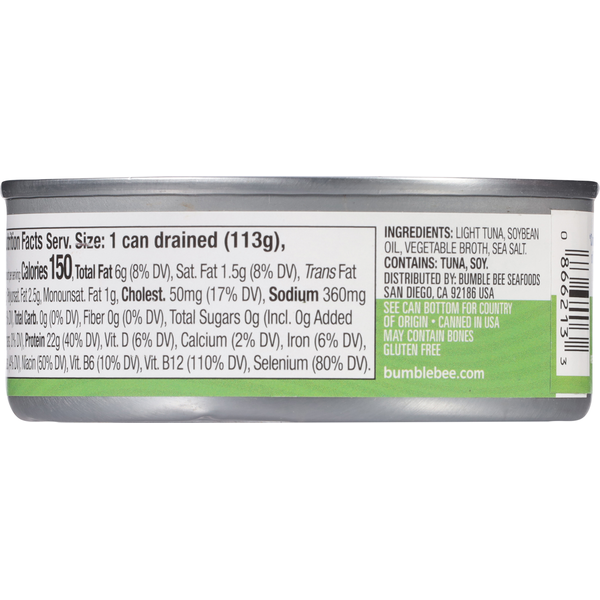 Bumble Bee Chunk in Vegetable Oil Light Tuna